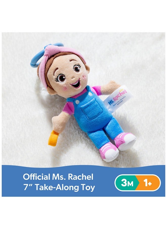 Ms. Rachel Official Sensory Take-Along Toy, Baby Swing & Baby Stroller Teething Toys with Rattle & Clip, Toddler Toys for Girls & Boys for Ages 0-1+ - Image 2
