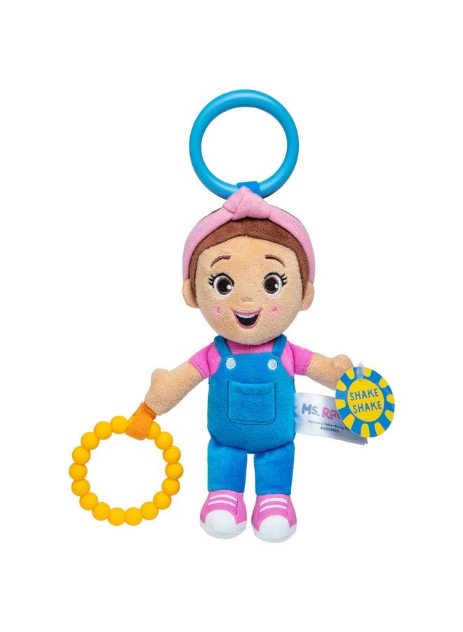 Ms. Rachel Official Sensory Take-Along Toy, Baby Swing & Baby Stroller Teething Toys with Rattle & Clip, Toddler Toys for Girls & Boys for Ages 0-1+ - Image 1