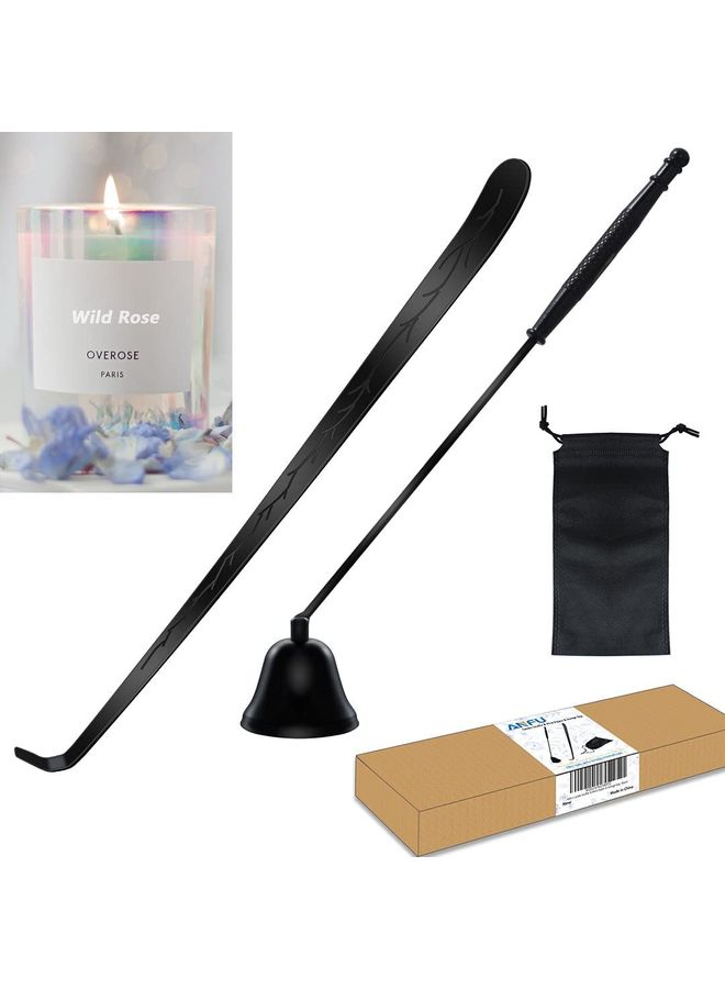 NIBEMINENT 6 in 1 Candle Accessories Set Black - Image 1