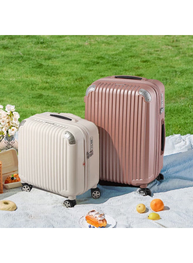 سوميت Samite Luggage حقيبة سفر صغيرة للنساء والرجال، حقيبة سفر متعددة الاستخدامات، مقاس الأمتعة المحمولة، Pc338tc 16 بوصة بيج - Image 1