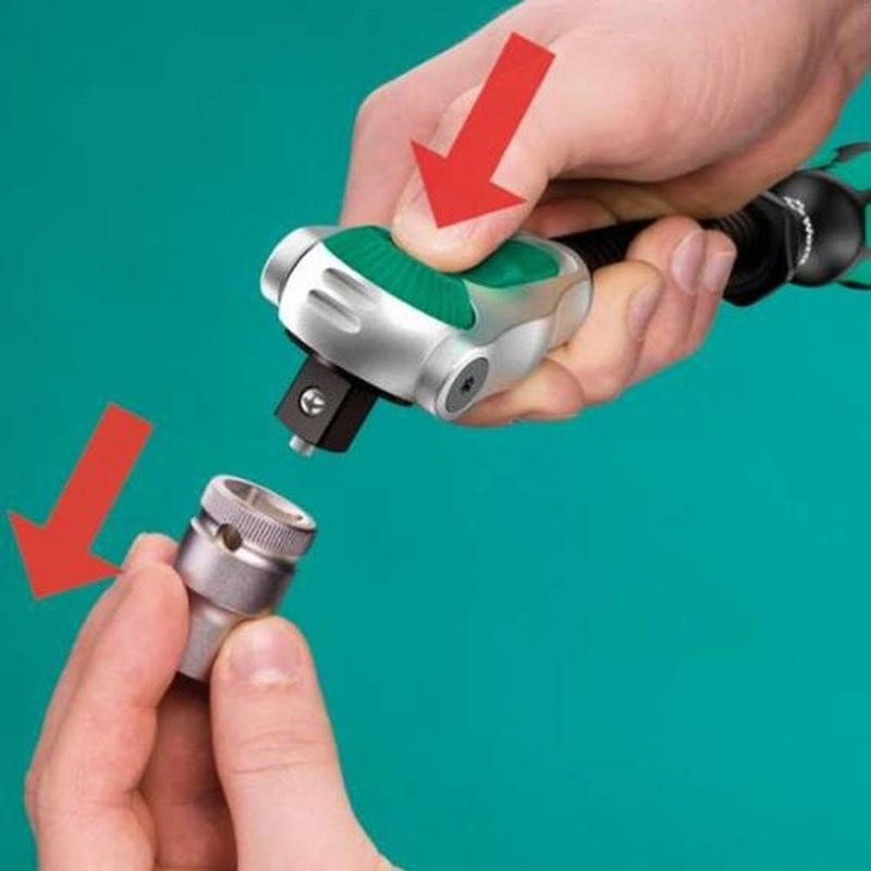 Wera 8100 SA 2 Zyklop 1/4" Metric Ratchet Set, 42-Pieces - Image 5