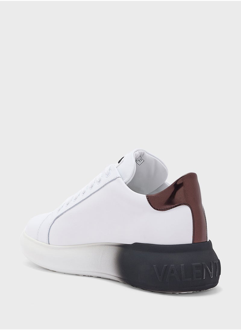 VALENTINO BY MARIO VALENTINO - Lace Up Low Top Sneakers - Image 1