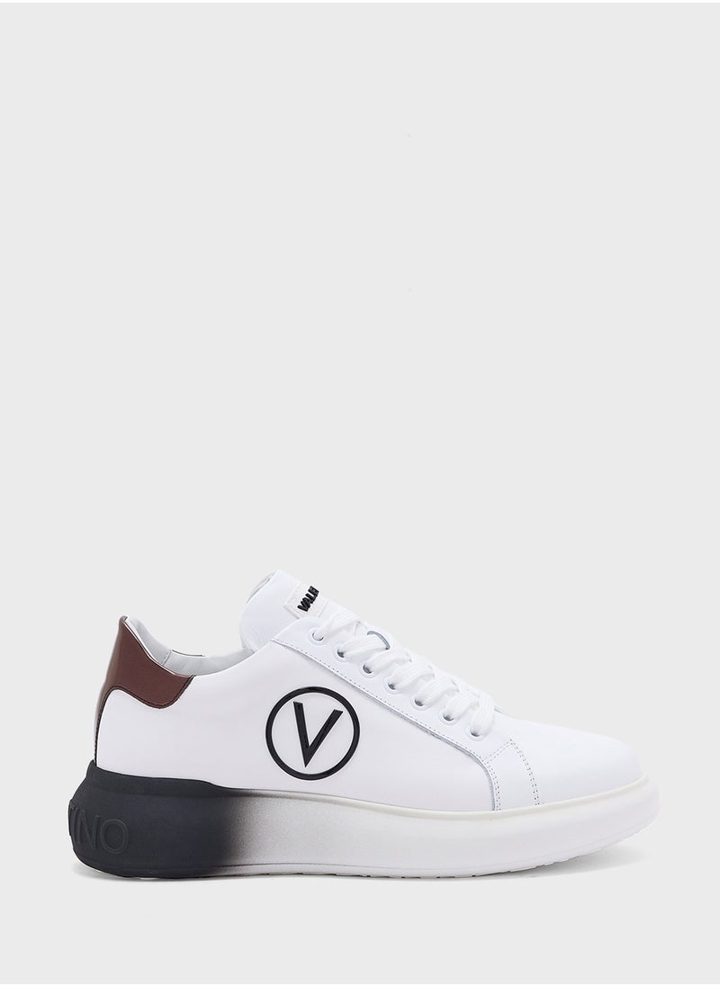 VALENTINO BY MARIO VALENTINO - Lace Up Low Top Sneakers - Image 1