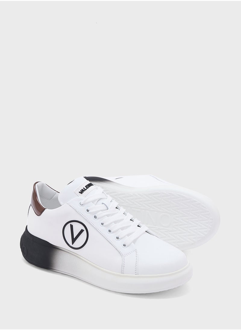 VALENTINO BY MARIO VALENTINO - Lace Up Low Top Sneakers - Image 1