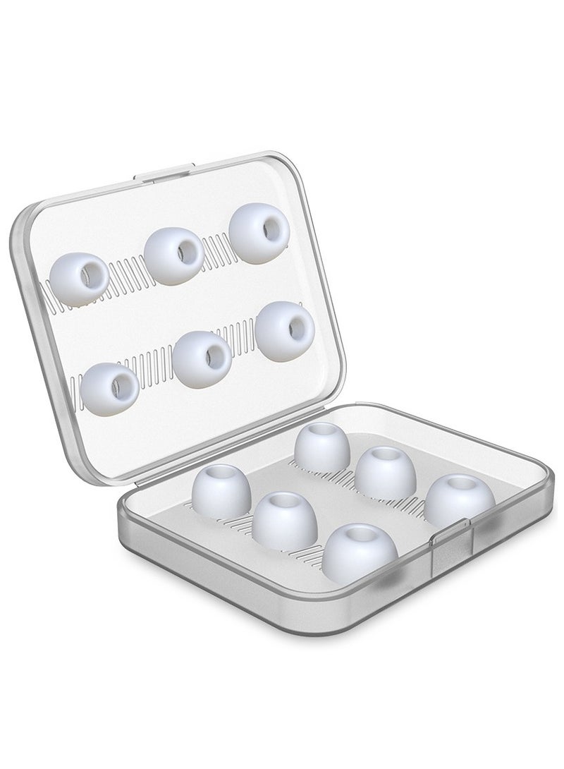 12-Piece Replacement Ear Tips for AirPods Pro/AirPods Pro 2, Silicon Ear Buds Tips with Portable Storage Box (S/M/L) (6 Pairs)  - Image 2