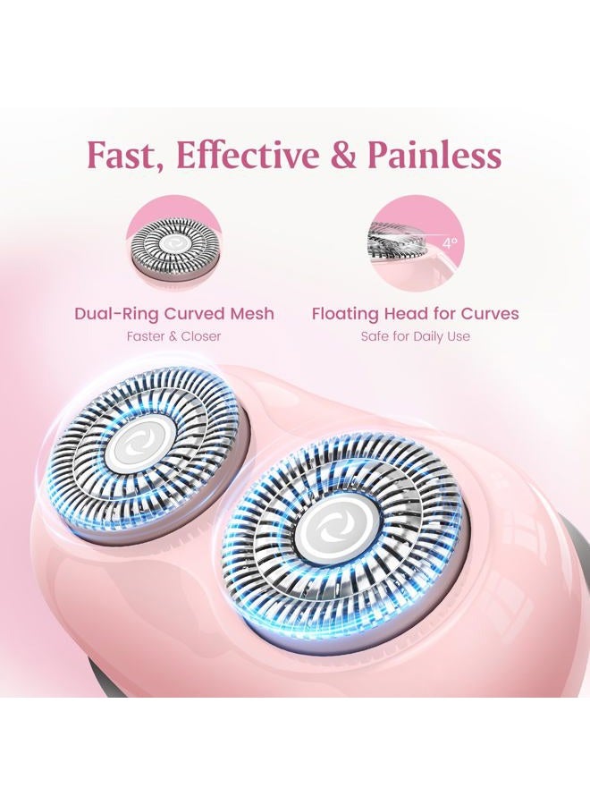 Brightup Facial Hair Remover for Women - Painless Electric Face Shaver for Peach Fuzz on Lip & Chin, USB-C Rechargeable & Waterproof, Mini Size Portable for Smooth Skin On-The-Go - Image 3