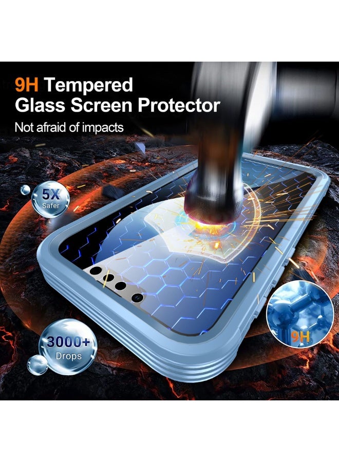 NIBEMINENT Miracase Magnetic for iPhone 16e Case Full-Body Phone with Built-in Glass Screen Protector, 【Compatible with MagSafe】 Military Drop Proof 16E Cover Bumper 6.1 inch - Image 2