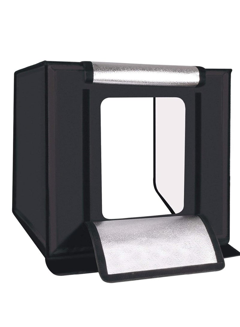 برو ميج صندوق الصور الاحترافي LED PB05 - 40 * 40 سم PM440 طقم إضاءة استوديو التصوير الفوتوغرافي مع سطوع قابل للتعديل وطاولة خيمة التصوير ومجموعة إضاءة التصوير الفوتوغرافي - Image 4