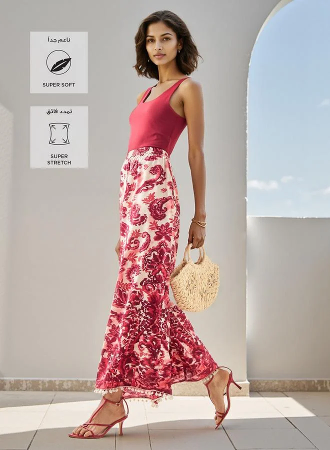 سبلاش فيڤ بلوزة بدون أكمام بقصة عادية