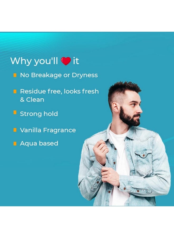 Nishman Matte Wax - Men Hairstyling Wax | Strong Hold | Non - Sticky, Restylable & Water Soluble Wax | 30 ml - Image 5