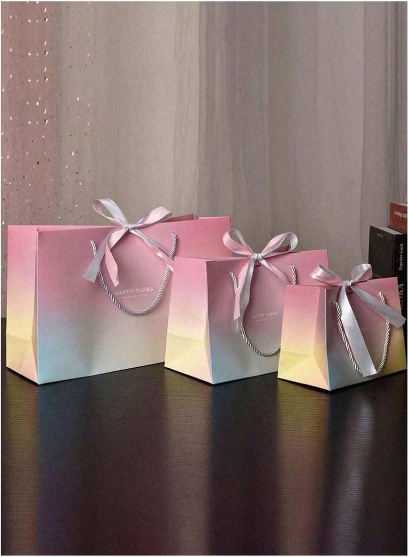 Ailily 3pcs Paper Gift Bags Consisting In Three Sizes, Large, Medium And Small, Suitable For Birthday Parties And Special Occasions. - Image 3