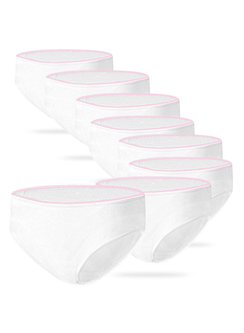 KASTWAVE Disposable Cotton Briefs for Women, Lightweight Soft Breathable Individually Wraped Underwear for Travel Hospital Business Trips Menstruation Puerperium Pregnancy, 30 Pcs - L Size - Image 1