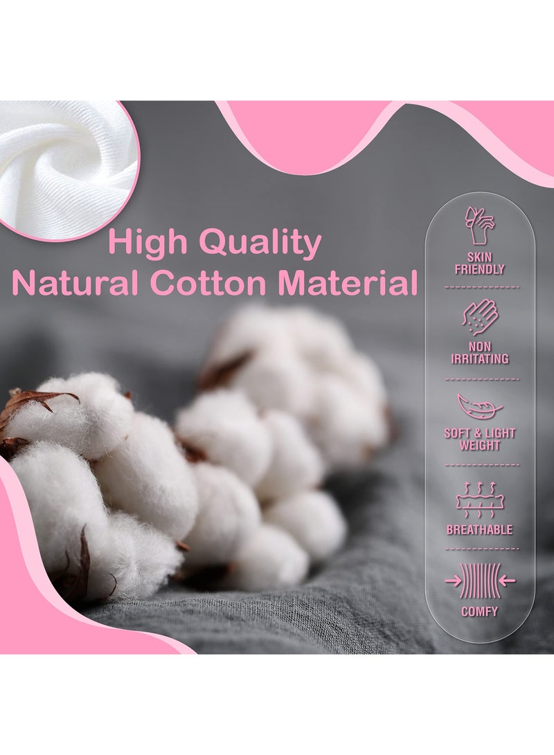 KASTWAVE Disposable Cotton Briefs for Women, Lightweight Soft Breathable Individually Wraped Underwear for Travel Hospital Business Trips Menstruation Puerperium Pregnancy, 30 Pcs - L Size - Image 5