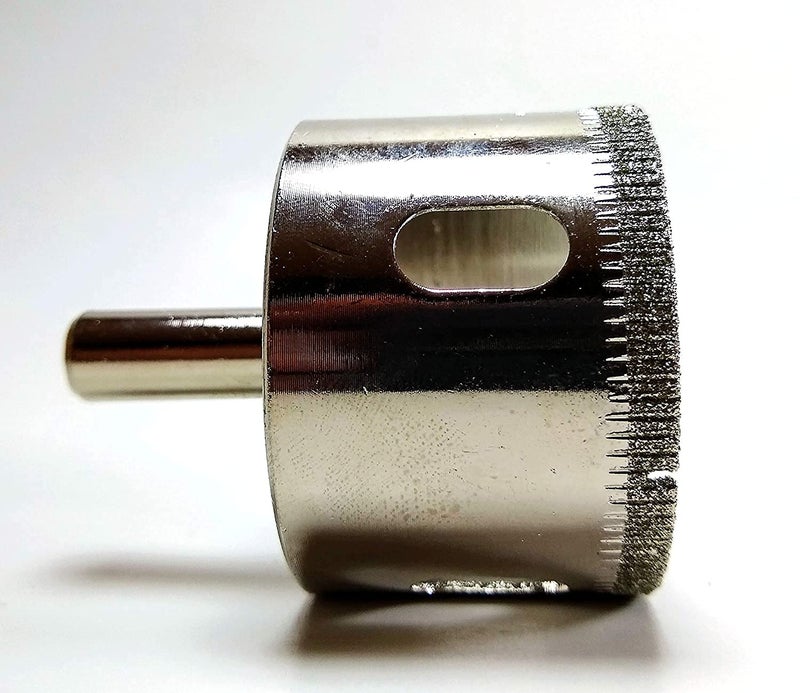 A TO Z GLASS A TO Z Glass Drill Bit Tile Marble Glass Ceramic 50 mm Diamond Coated Core Set of 2 Nos  - Image 2