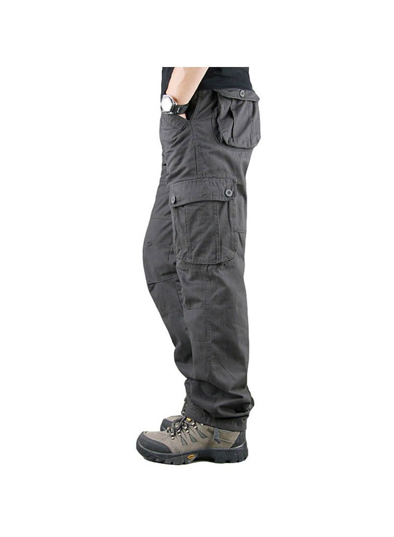 Loquat Squality Men Cargo Pants Grey(Six pockets)  - Image 1