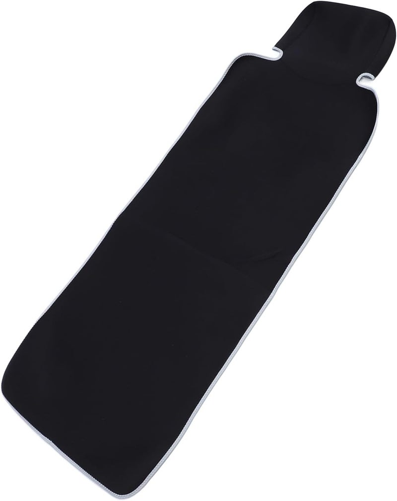 Neoprene Car Chair Cover for Front Seats, Universal Fit Dog and Kid Seat Protector, Non Slip Backing, Portable Black Seat Cover for Cars - Image 5