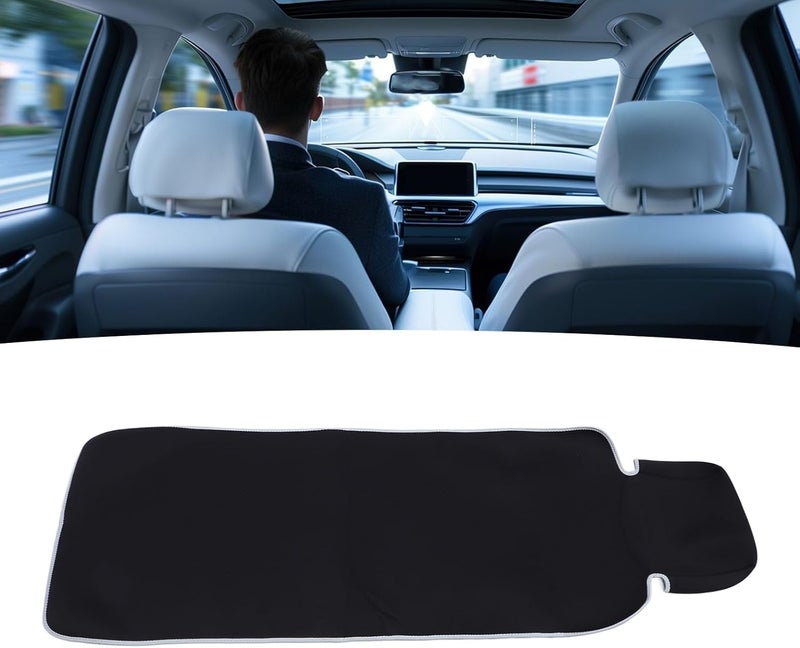 Neoprene Car Chair Cover for Front Seats, Universal Fit Dog and Kid Seat Protector, Non Slip Backing, Portable Black Seat Cover for Cars - Image 4