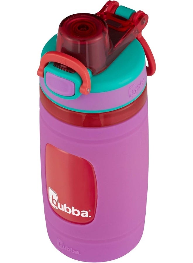 Bubba زجاجة ماء للأطفال من بوبا فلو، 16 أونصة (عبوة من 1)، توت مختلط مع بطيخ - Image 3