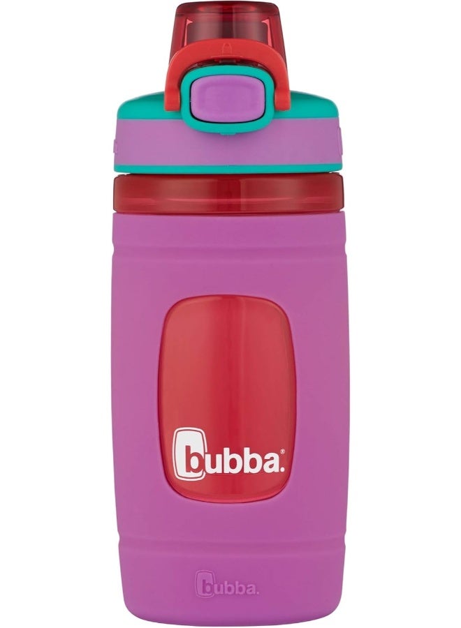 Bubba زجاجة ماء للأطفال من بوبا فلو، 16 أونصة (عبوة من 1)، توت مختلط مع بطيخ - Image 1