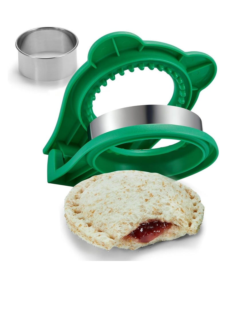 Oasisgalore Sandwich Cutter and Sealer for Kids, DIY Decruster Pocket Sandwiches, Great for Breakfast Sandwich Maker, Lunchbox and Bento Box  - Image 1
