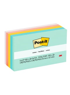 1 Pack Marseille Collection Pastel Colors America's Favorite Sticky Notes 3 Inch X 5 Inch