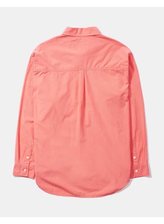 امريكان ايجل AE Oversized Oxford Button-Up Shirt