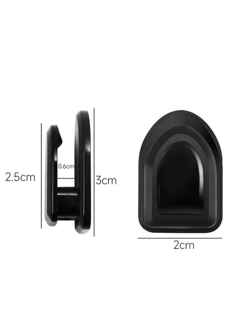Huitich Creative Cute Car-Mounted Mini Hook Adhesive Seat Back Organizer (3cm x 2.5cm x 2cm)  - Image 2