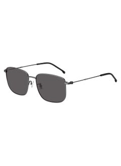 HUGO BOSS نظارة شمسية مستطيلة مستقطبة للرجال - Boss 1619/F/S رمادي ملليمتر - مقاس العدسة: 58 ملم  - Image 1