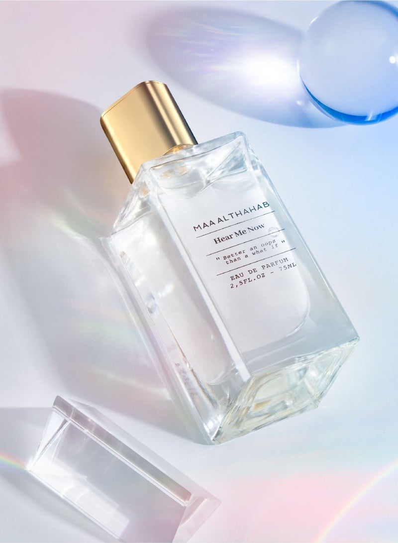 MAA ALTHAHAB Hear Me Now EDP | Long-Lasting & Captivating Feminine Scent | 75 ML | For Women Who Embrace Confidence & Elegance - Image 4