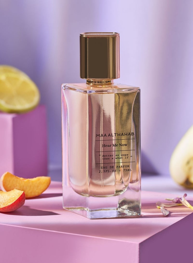 MAA ALTHAHAB Hear Me Now EDP | Long-Lasting & Captivating Feminine Scent | 75 ML | For Women Who Embrace Confidence & Elegance - Image 3