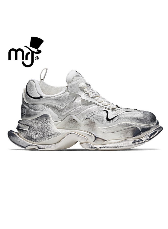 Mrj Jay Chou Original Brand Shoes Extra Large Size Series Retro Casual Comfortable Height Increasing Durable Lightweight Non-slip Low Top - Image 4
