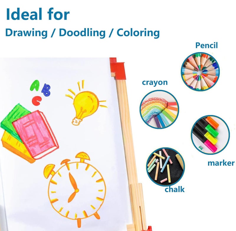 UDAREIT 500 Sheets Newsprint Paper 8.5 x 11in Plain Newsprint for Drawing Sketching Coloring, Drawing Paper Bulk for Kids Doodles - Image 3
