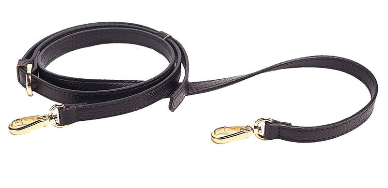 LIVE UP Full Grain Purse Strap Genuine Leather Replacement for Cross Body Bag Handbags(Expresso) - Image 1