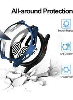 KASTWAVE Case for Galaxy Watch 4 44mm with Screen Protector 3 Pack Soft TPU Slim Fit Full Ultra Thin Scratch Resistant Bumper Simplicity Protective Cover Samsung 44mm Accessories  - Image 2