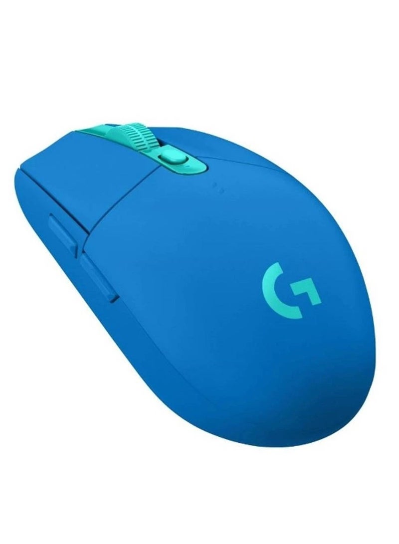Logitech G304 Lightspeed wireless gaming mouse,HERO Sensor,Zero smoothing/acceleration/filtering,200 – 12,000 DPI,6 Programmable Button,250h Battery Life,On-Board Memory,Blue - Image 2