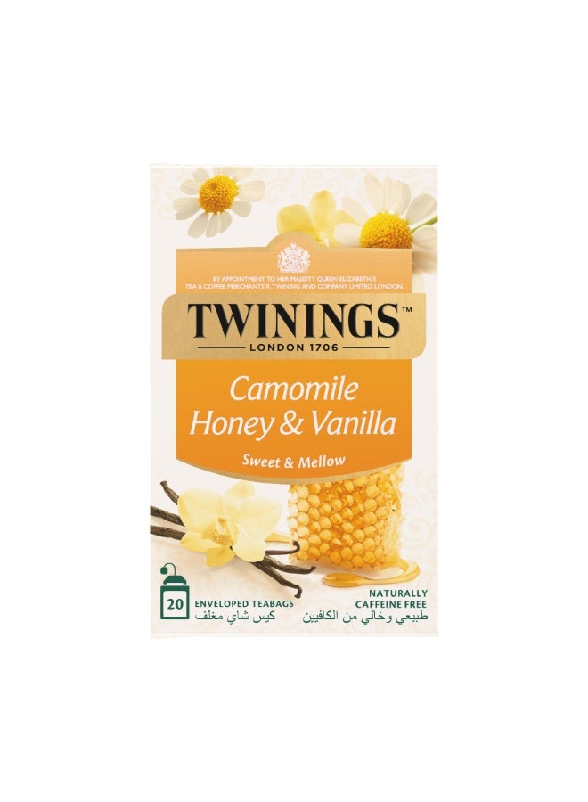 Twinings Infusion Camomile Vanilla & Honey  20 Tea Bags 46 Grams - Image 1