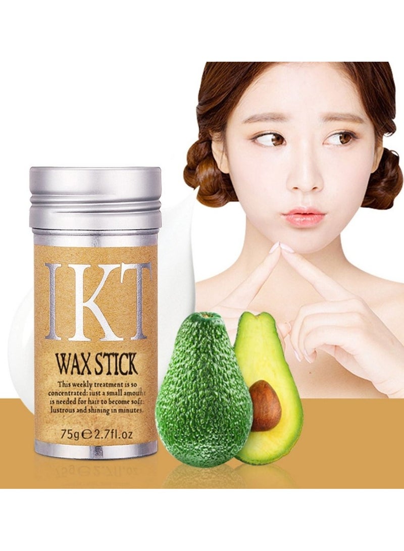 Estelle Strong Hold Hair Wax Stick Styling Hair Frizz Fixed Fluffy Children Men and Women Styling hair wax stick 75g - Image 1