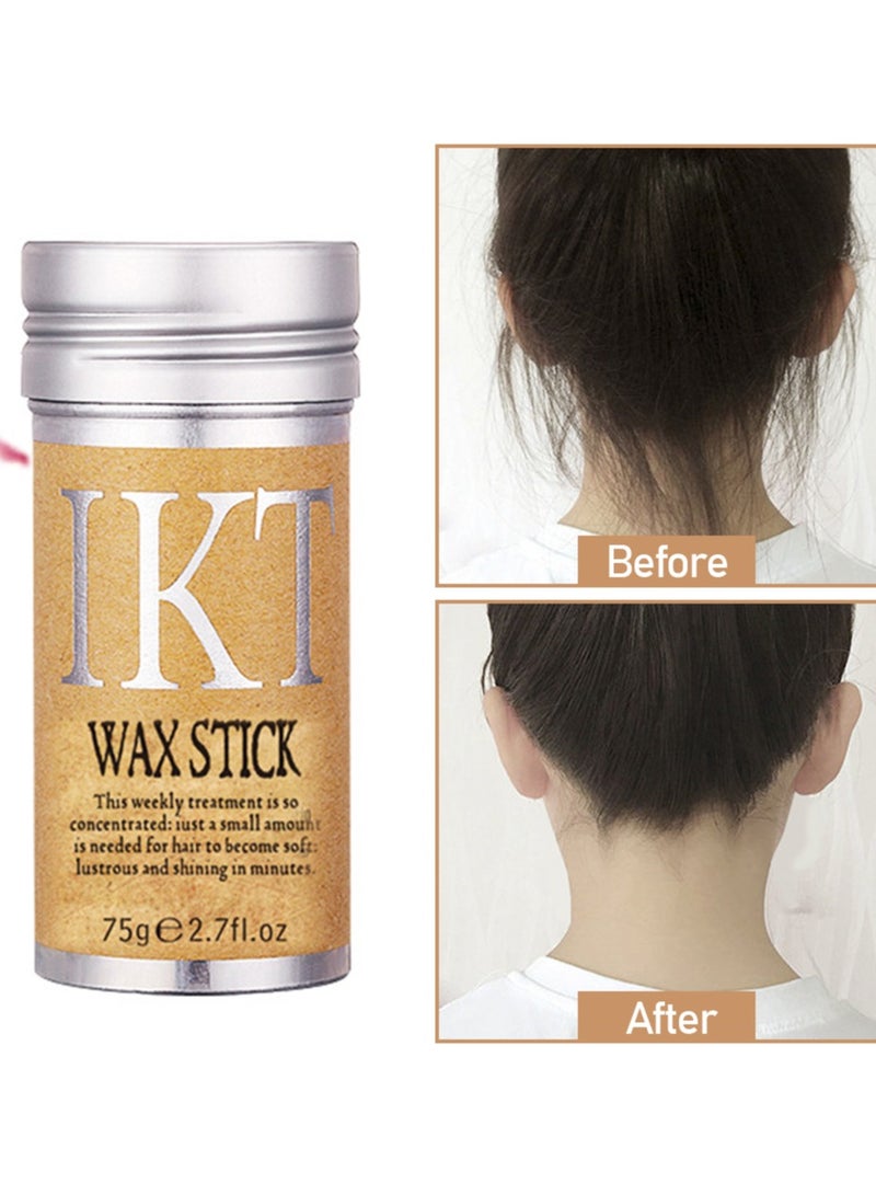 Estelle Strong Hold Hair Wax Stick Styling Hair Frizz Fixed Fluffy Children Men and Women Styling hair wax stick 75g - Image 4