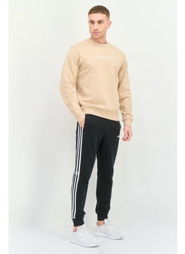 Adidas Men Sportswear Fit Long Sleeve Outdoor Sweatshirt, Beige  - Image 4