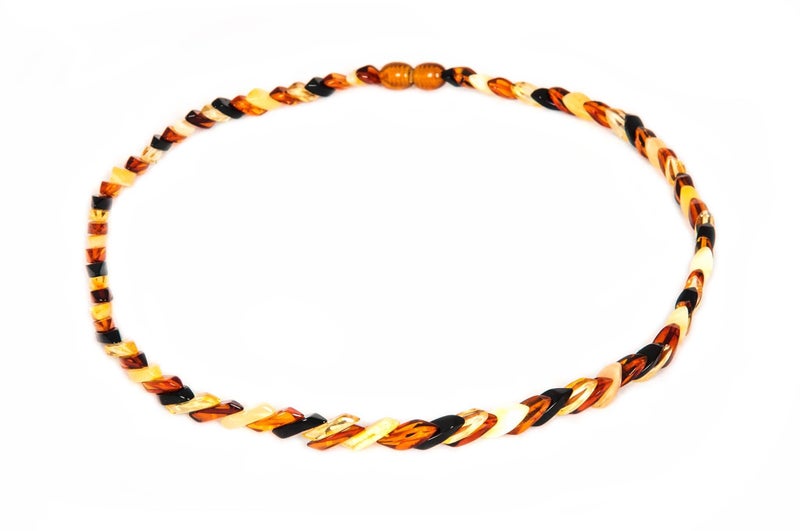 AMBERAGE Natural Baltic Amber Necklace for Adults (55CM 21.65INCH) - Image 4