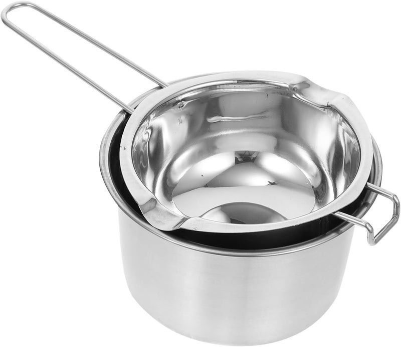 Stainless Steel Double Boiler Pot Melting Bowl 1 Set Stainless Steel Double Boiler Pot for Chocolate Melting Butter Wax Cheese Candy Warmer Cooking Baking - Image 4