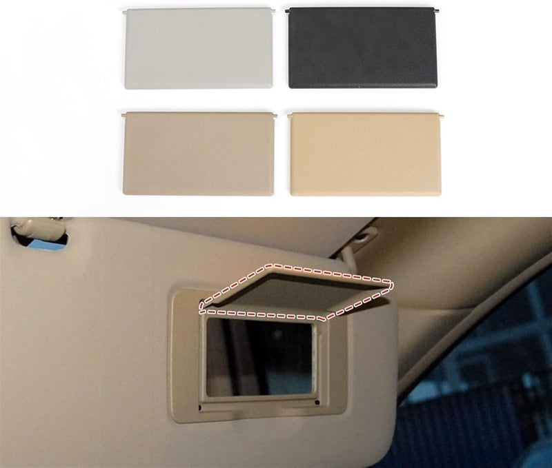 DEMULAX Sun Visor Vanity Mirror Cover for Mercedes-Benz C-Class W203 - Image 3