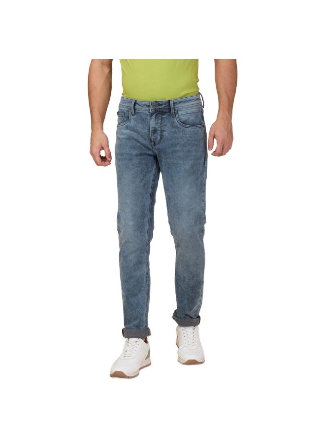 Being Human Mens Grey Tone Slim Fit Denims - Image 1