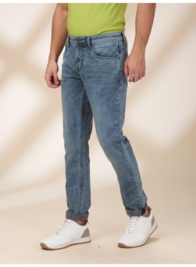 Being Human Mens Grey Tone Slim Fit Denims - Image 2