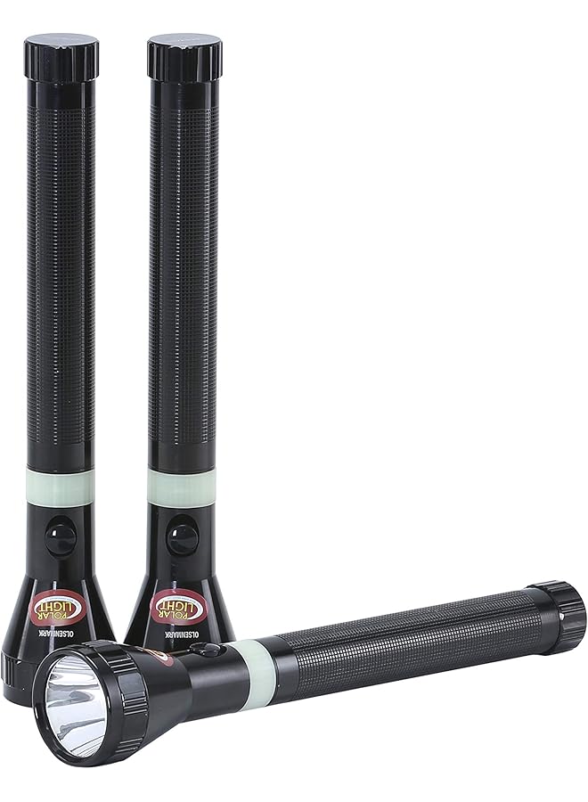 Olsenmark OMFL2683 Rechargeable LED Flashlight NiCd Battery Super Bright CREE LED Torch Light 3PCS Built in Battery 1900mAh NI CD Battery 500 Distance Range - Image 2