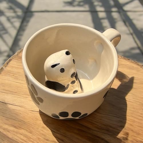 BACKKSPACE RETAIL 3D Animal Coffee Mug Comes with A Cute Panda Inside | Creative Morning Animal Cup for Hot and Cold Tea Milk Coffee | Perfect for Kids Decorations Best Office Cup (Ceramic), 350 ML - Image 4