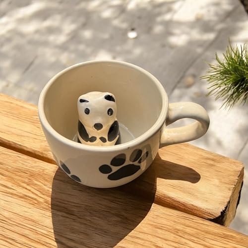 BACKKSPACE RETAIL 3D Animal Coffee Mug Comes with A Cute Panda Inside | Creative Morning Animal Cup for Hot and Cold Tea Milk Coffee | Perfect for Kids Decorations Best Office Cup (Ceramic), 350 ML - Image 1