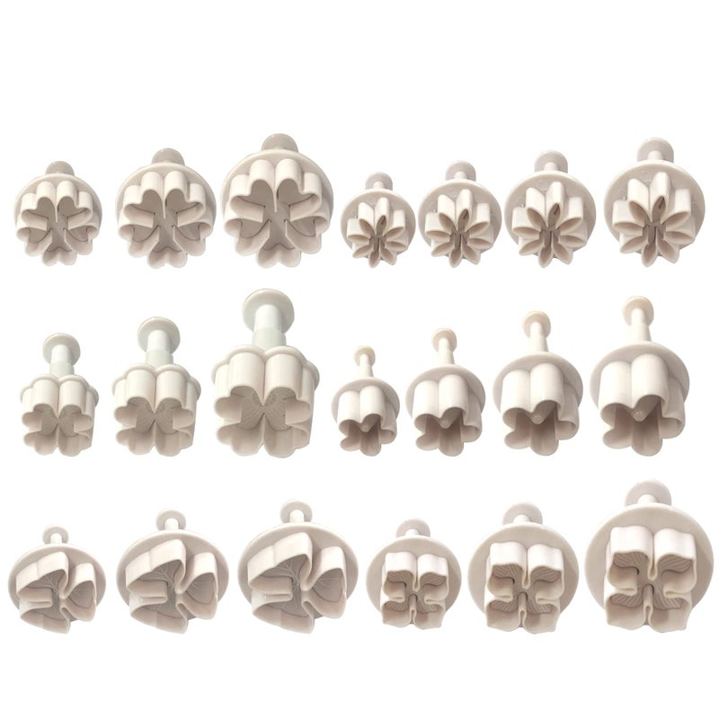 Cookie Cutters Plunger Cutter Cake Decorating Supplies Fondant Molds White Daisy Hydrangea Fivepetaled Flowers Lucky Grass Fourpetaled Flowers Love Fivepetaled