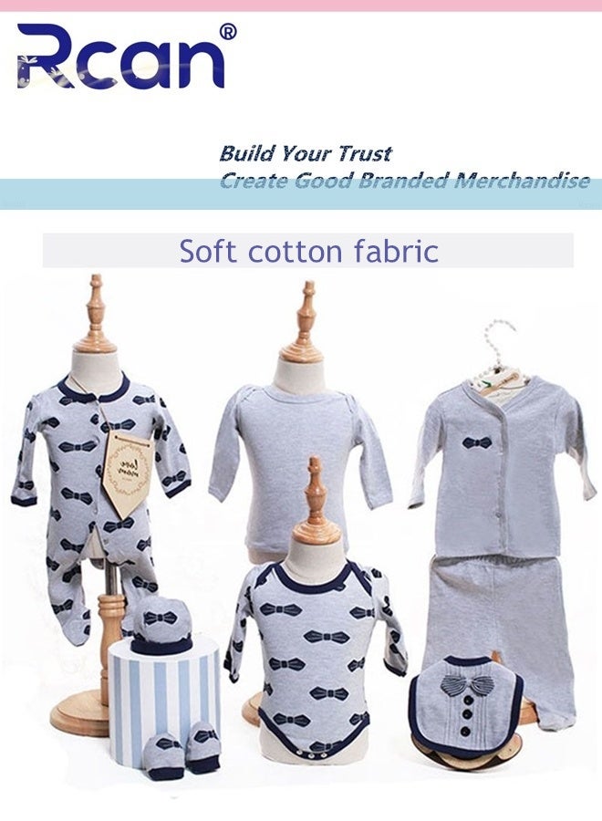 Rcan Newborn Gift Set for Baby Boy＆Girl Infant Gift Set Baby Gifts Premium Cotton Baby Clothes Accessories Set Fits Newborn to 3 Months - Image 3