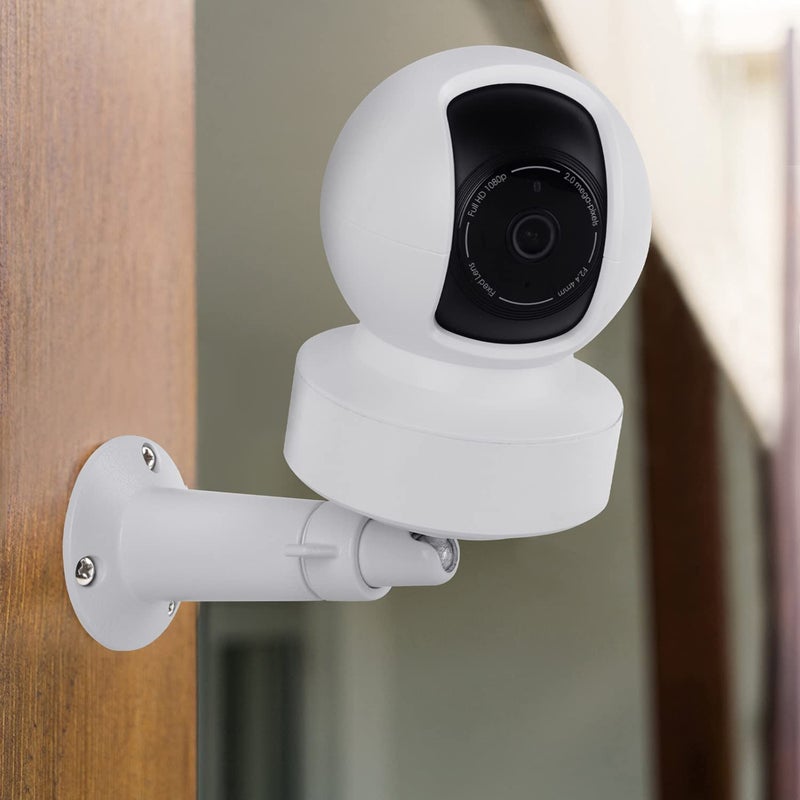 UYODM 360° Adjustable Wall Mount Compatible with Kasa Indoor Pan/Tilt Smart Security Camera /Kasa 2K QHD Security Camera Pan/Tilt, Rustproof Aluminum Alloy Security Mount Bracket White(Not Included Camera) - Image 2